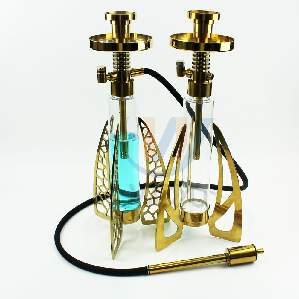 3 Foot 304 SS High Quality Glass Shisha