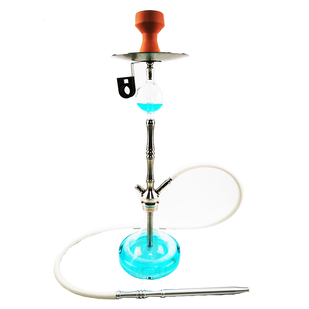 WY- SS05 Single pipe stainless steel hookah high quality shisha with molasses catcher