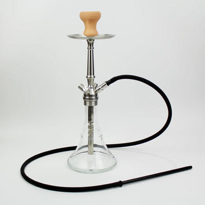 WY-SS024 Medium size stainless hookah shisha modern sheesha pipe for smoking