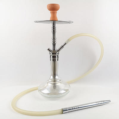 WY-SS06 Chic design stainless steel glass base shisha hookah