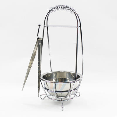 WY-CB010 high quality stainless steel coal basket tobacco bowl hookah basket
