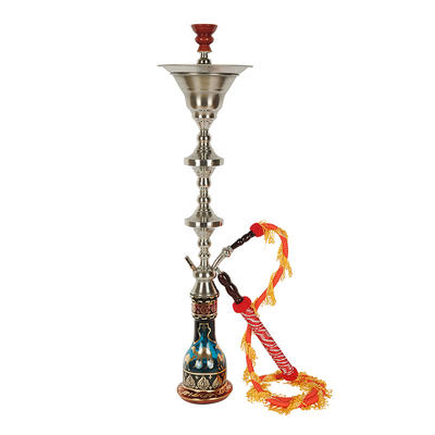 WY-SS338 Egyptian hookahs tall stainless steel shisha pipes