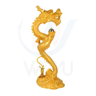 WY-1304 China wholesale wate pipe dragon shisha pot chicha sheesha hookah