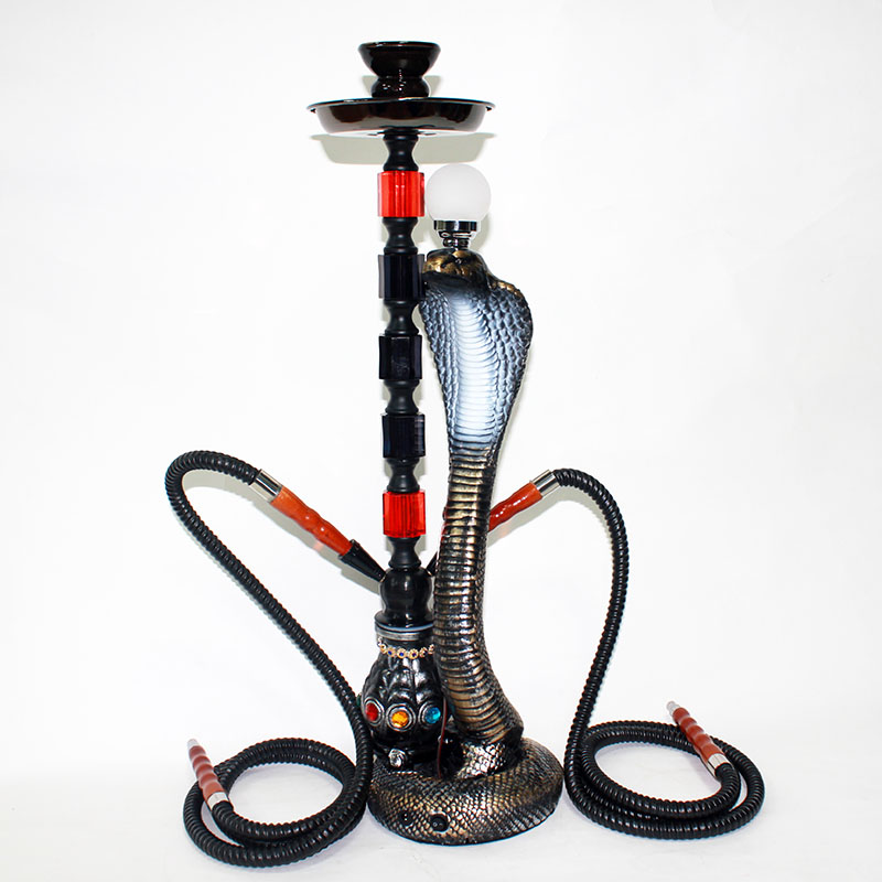 WY-1305 Animal shaped snake hookah led light shisha pot