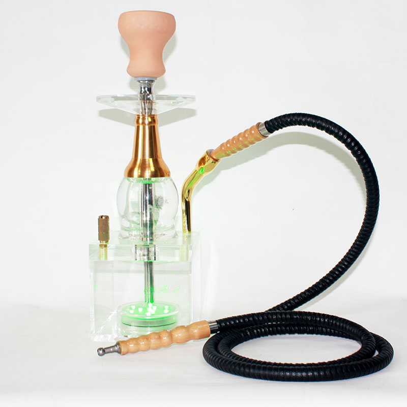 Acrylic hookah shisha good price transparent vase for bar