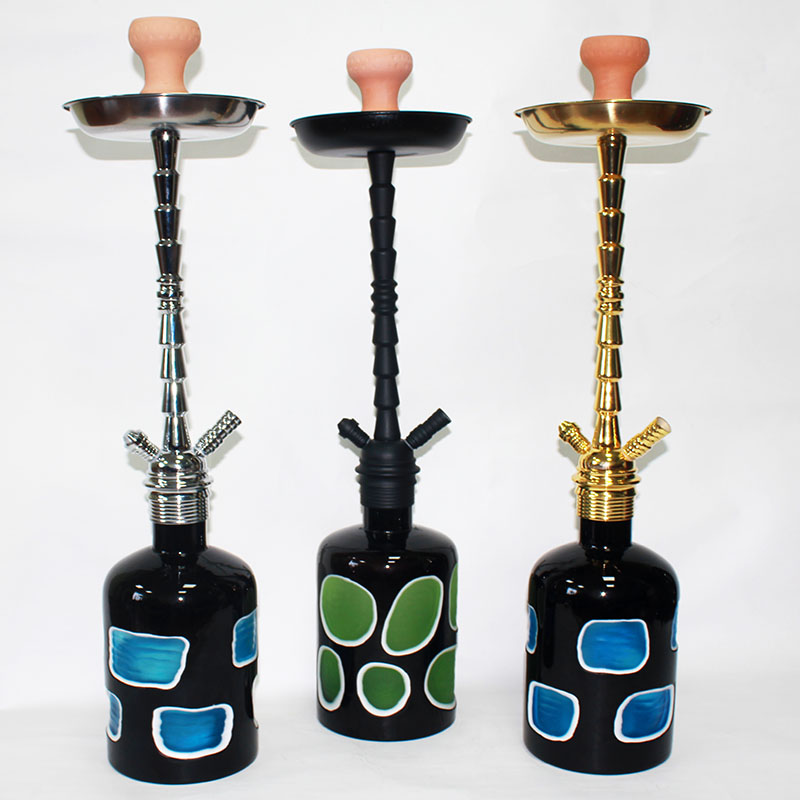 WY-380 heavy glass bottle modern new hookah shisha smoking pipes