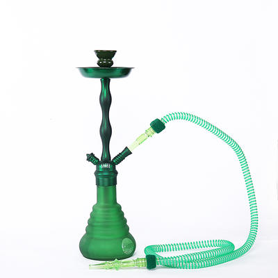 WY-Q002 all-green colored glass hookah shisha