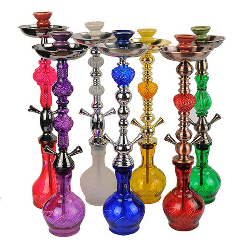 WY-1718 colorful hookah iron shisha tall narigle accessories for bar