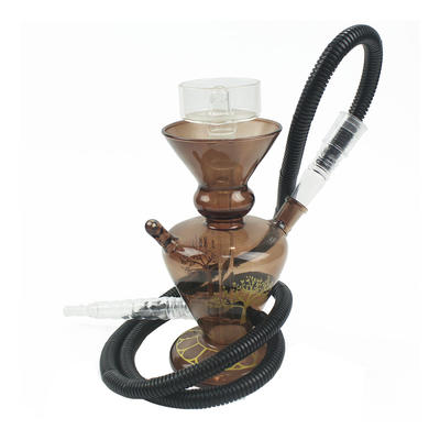 WY-Glass02 all glass hookah pipe small teapot design portable shisha for lady