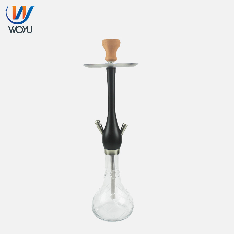 71cm Wooden Glass Shisha