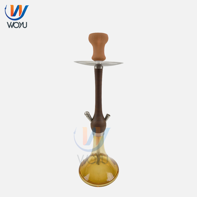 56cm Wooden Glass Shisha