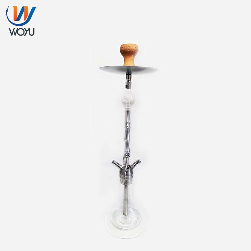 83cm Stainless Steel Glass Shisha